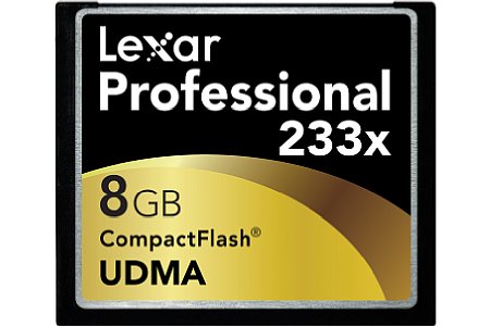 Lexar CF 233x Professional 16GB 8GB 4GB [Foto: Lexar]