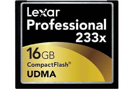 Lexar CF 233x Professional 16GB 8GB 4GB [Foto: Lexar]