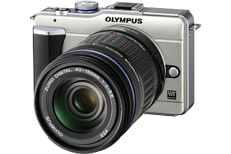 Olympus E-PL1 mit 14-150mm Schwarz/Schwarz [Foto: Olympus]