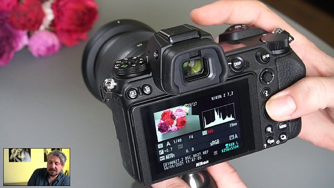 Manuel Quarta im Schulungs-Videos "Einstieg ins Nikon Z-System", Kapitel "Perfekte Belichtung". [Foto: MediaNord]