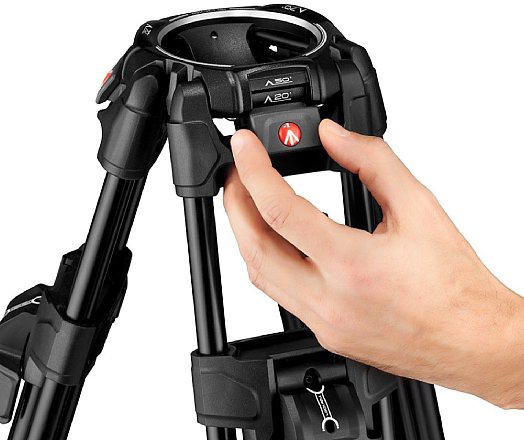 Manfrotto Doppelrohrstativ 645 Fast Twin Alu (MVTTWINFA). [Foto: Manfrotto]