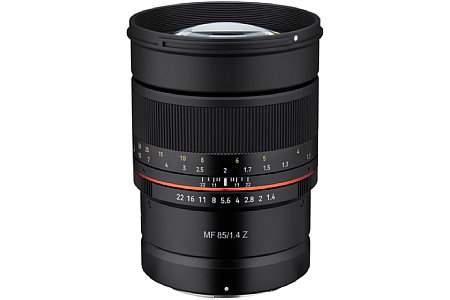 Samyang MF 85 mm F1.4 Z. [Foto: Samyang]