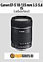 Canon EF-S 18-135 mm 3.5-5.6 IS mit EOS 60D Labortest (Labortest-Protokoll)