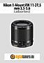 Nikon 1-Mount AW 11-27,5 mm 3.5-5.6 mit 1 AW1 Labortest (Labortest-Protokoll)