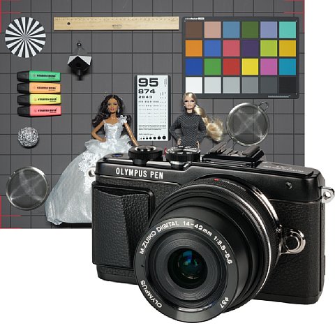 Vorschau des photographierten Testbildes mit Kamera