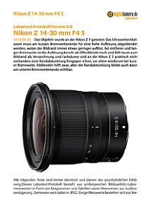 Nikon Z 14-30 mm 1:4 S mit Z 7 Labortest, Seite 1 [Foto: MediaNord]