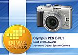 DIWA Gold Award für die Olympus Pen E-PL1 [Foto: DIWA]