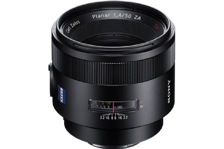 Sony 50 mm F1.4 ZA SSM Planar T* (SAL50F14Z). [Foto: Sony]