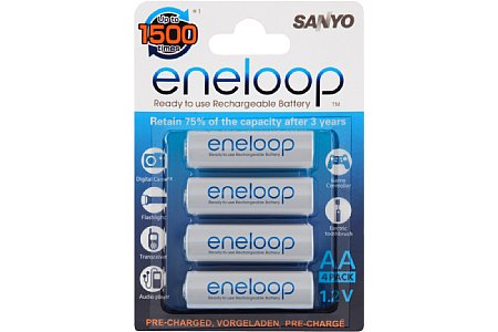 Sanyo eneloop AA 1,2V Ni-MH (4 Stück) [Foto: Sanyo]