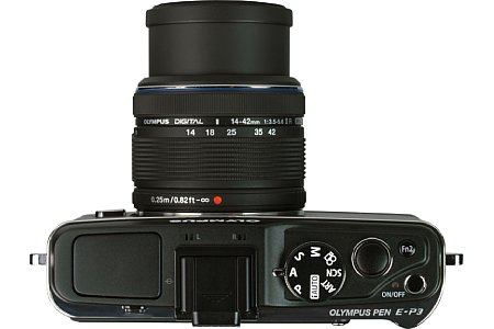 Olympus E-P3 schwarz [Foto: Olympus]