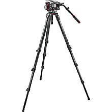 Manfrotto 509HD,536K Stativsystem in Einrohrausführung mit Pro Fluid-Video-Neiger