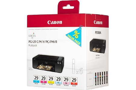 Canon PGI-29 C/M/Y/PC/PM/R Multipack [Foto: Canon]