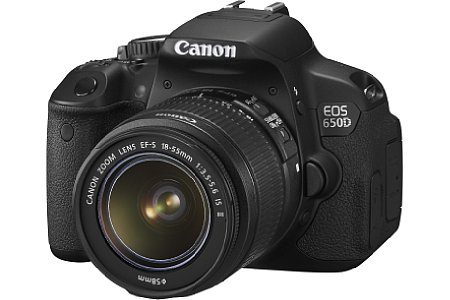 Canon EOS 650D mit 18-55 mm [Foto: Canon]