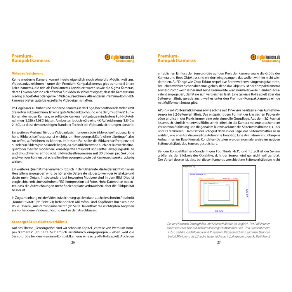 digitalkamera.de Kaufberatung Premium-Kompaktkameras (PDF-E-Book)