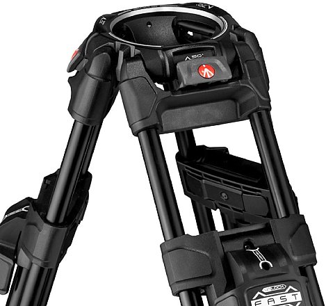 Manfrotto Doppelrohrstativ 645 Fast Twin Alu (MVTTWINFA). [Foto: Manfrotto]