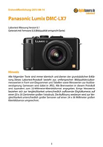 Panasonic Lumix DMC-LX7 Labortest, Seite 1 [Foto: MediaNord]