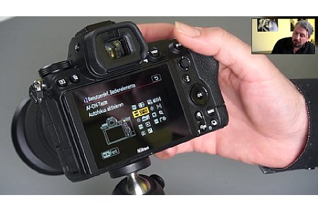 Nikon Z Schulungsvideo mit Manuel Quarta - AF-ON Backbutton-Autofokus. [Foto: MediaNord]