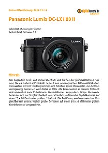 Panasonic Lumix DC-LX100 II Labortest, Seite 1 [Foto: MediaNord]