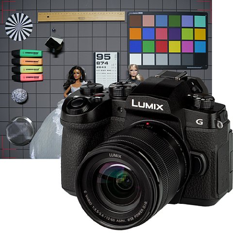 Vorschau des photographierten Testbildes mit Kamera