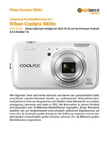 Nikon Coolpix S800c Labortest, Seite 1 [Foto: MediaNord]