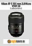 Nikon AF-S 105 mm 2.8 Micro VR IF ED mit D800 Labortest (Labortest-Protokoll)