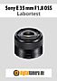 Sony E 35 mm F1.8 OSS (SEL35F18) mit NEX-3N Labortest