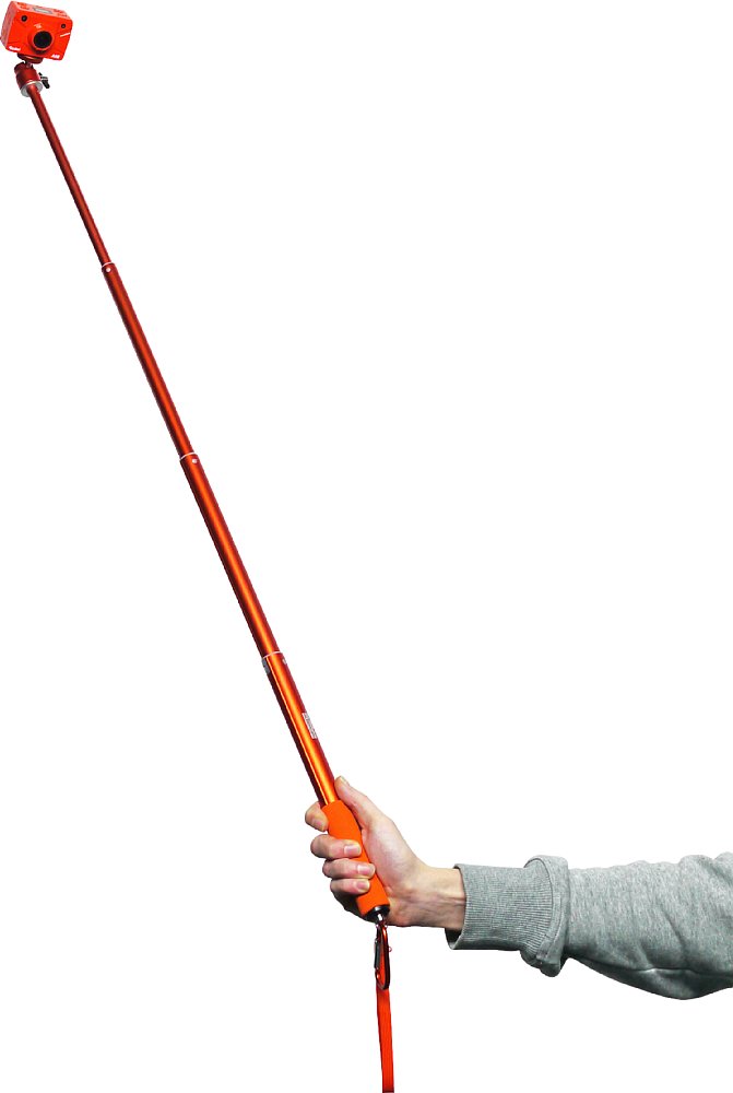 Rollei Actioncam Arm Extensions ermöglichen FreihandSelbstaufnahmen