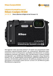 Nikon Coolpix W300 Labortest, Seite 1 [Foto: MediaNord]