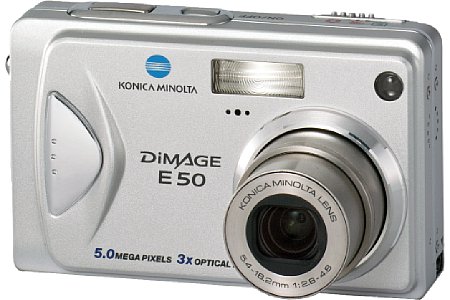 Digitalkamera Konica Minolta Dimage E50 [Foto: Konica Minolta Europe]