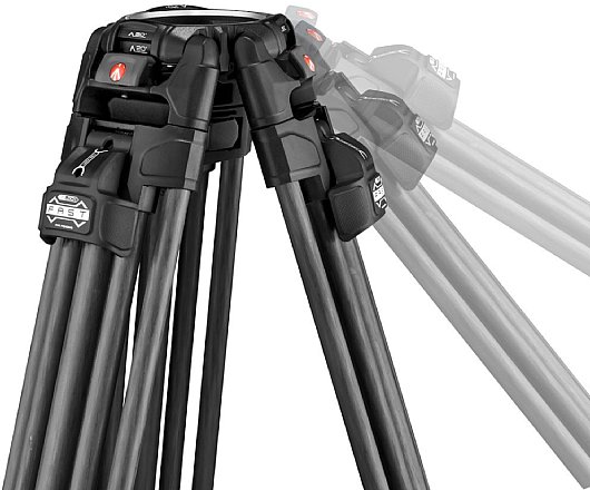 Manfrotto Doppelrohrstativ 645 Fast Twin Carbon (MVTTWINFC). [Foto: Manfrotto]