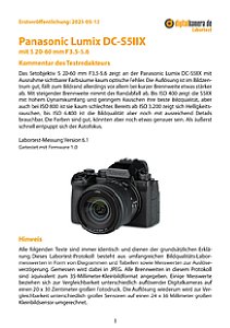 Panasonic Lumix DC-S5IIX mit S 20-60 mm F3.5-5.6 (S-R2060) Labortest, Seite 1 [Foto: MediaNord]