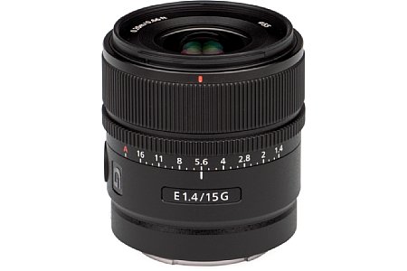 Sony E 15 mm F1.4 G (SEL15F14G). [Foto: MediaNord]