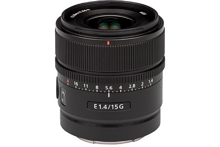 Sony E 15 mm F1.4 G (SEL15F14G) Datenblatt