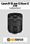 Canon RF 85 mm F2 Macro IS STM mit EOS R5 Labortest