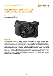 Panasonic Lumix DMC-GX7 mit G Vario 14-42 mm 3.5-5.6 II Asph O.I.S. (bis 2015) Labortest, Seite 1 [Foto: MediaNord]