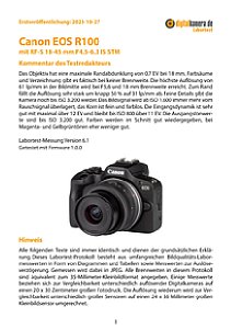 Canon EOS R100 mit RF-S 18-45 mm F4.5-6.3 IS STM Labortest, Seite 1 [Foto: MediaNord]