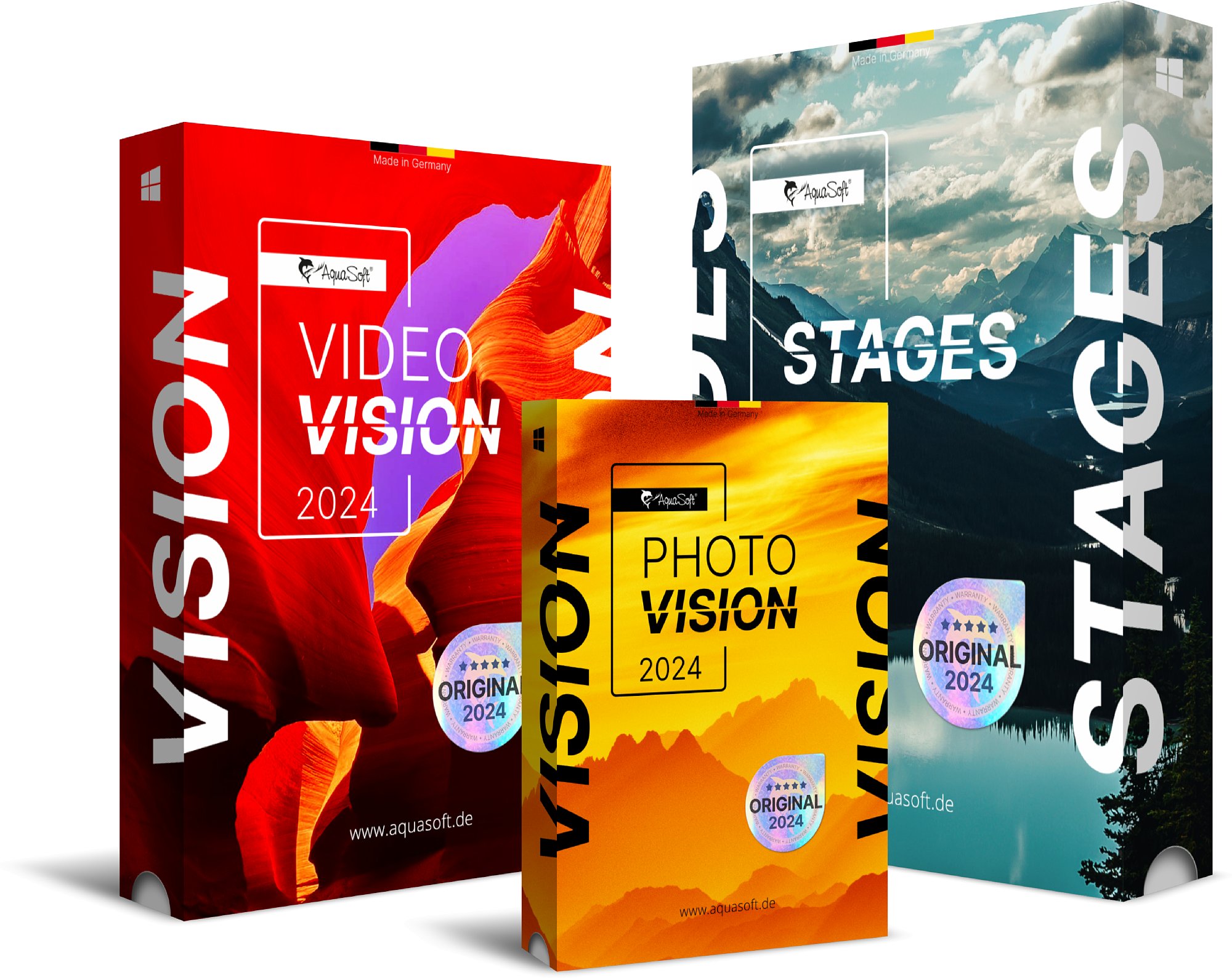 Aquasoft stellt Photo Vision, Video Vision und Stages 2024 vor