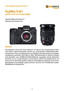 Fujifilm X-H1 mit XF 16-55 mm F2.8 R LM WR Labortest, Seite 1 [Foto: MediaNord]