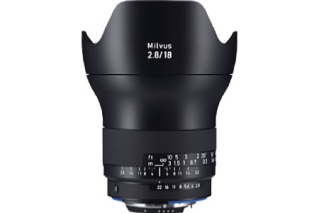 Zeiss Milvus 2.8/18 mit ZE-Mount. [Foto: Zeiss]