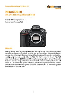 Nikon D810 mit AF-S 105 mm 2.8 Micro VR IF ED Labortest, Seite 1 [Foto: MediaNord]