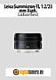 Leica Summicron-TL 1:2/23 mm Asph. mit T (Typ 701) Labortest (Labortest-Protokoll)
