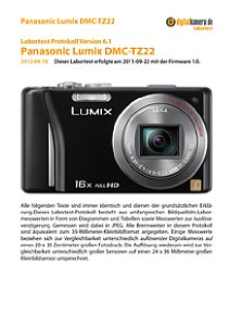 Panasonic Lumix DMC-TZ22 Labortest, Seite 1 [Foto: MediaNord]