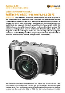 Fujifilm X-A7 mit XC 15-45 mm F3.5-5.6 OIS PZ Labortest, Seite 1 [Foto: MediaNord]