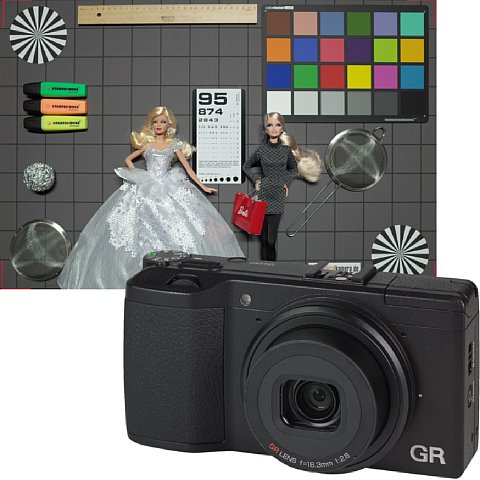 Vorschau des photographierten Testbildes mit Kamera