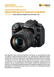 Nikon D7500 mit AF-S 16-80 mm 1:2.8-4E ED VR Labortest, Seite 1 [Foto: MediaNord]