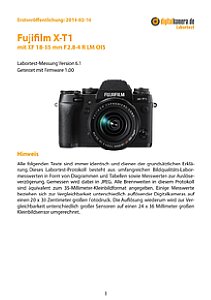 Fujifilm X-T1 mit XF 18-55 mm F2.8-4 R LM OIS Labortest, Seite 1 [Foto: MediaNord]