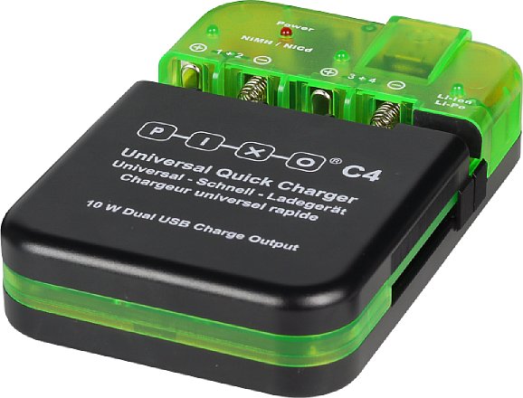 Pixo C4 Universal-Schnell-Ladegerät [Foto: MediaNord]