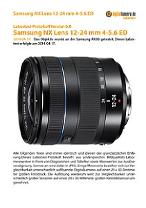 Samsung NX Lens 12-24 mm 4-5.6 ED mit NX30 Labortest, Seite 1 [Foto: MediaNord]
