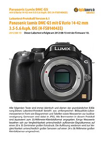 Panasonic Lumix DMC-G5 mit G Vario 14-42 mm 3.5-5.6 Asph. OIS Labortest, Seite 1 [Foto: MediaNord]