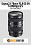Sigma 28-70 mm F2.8 DG DN Contemporary mit Sony Alpha 7R III Labortest (Labortest-Protokoll)